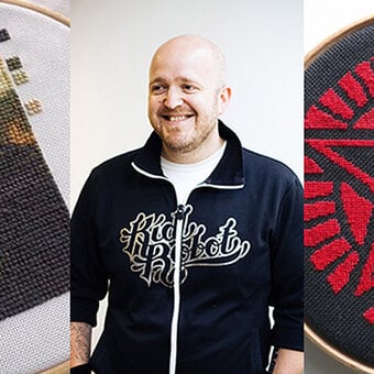 Meet the Maker: Embroidery Artist Mr X Stitch
